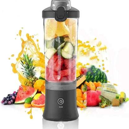 Draagbare 600ML Blender. Perfect voor smoothies, fruit en ijs compact, krachtig en overal te gebruiken.
