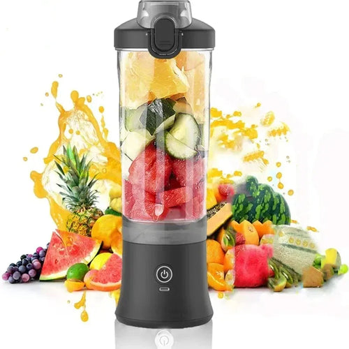 Draagbare 600ML Blender. Perfect voor smoothies, fruit en ijs compact, krachtig en overal te gebruiken.