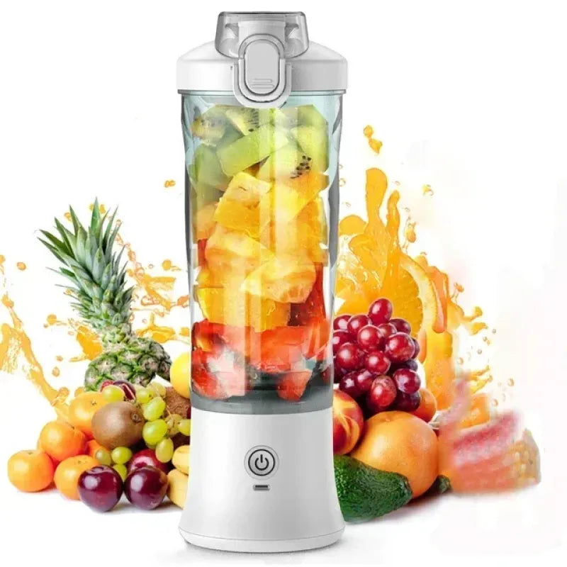 Draagbare 600ML Blender. Perfect voor smoothies, fruit en ijs compact, krachtig en overal te gebruiken.